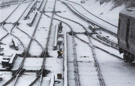 2月8日，紐約開始降雪。